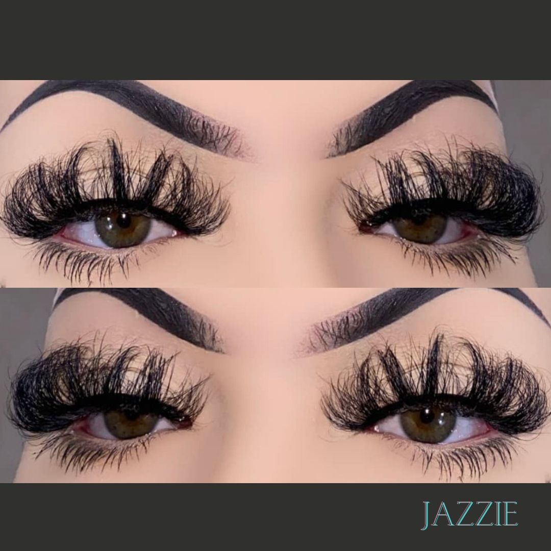 Jazzie-Russian Volume Faux Mink Strip Lashes 25mm