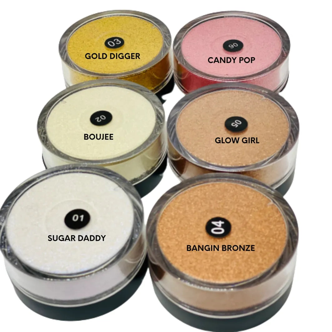Loose Pigment Highlighter - Klasee Beauty by De'Borah