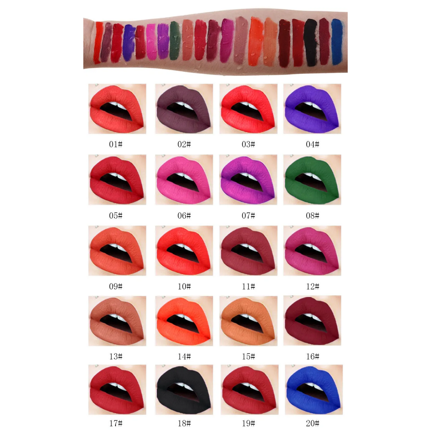 BRIGHT MATTE COLOR LIPSTICK