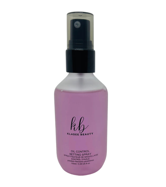 Oil Control Setting Spray Smudge-Proof & Transfer-Resistant Makeup, 24 HR Wear, Oil-free, Natural Finish, Vegan