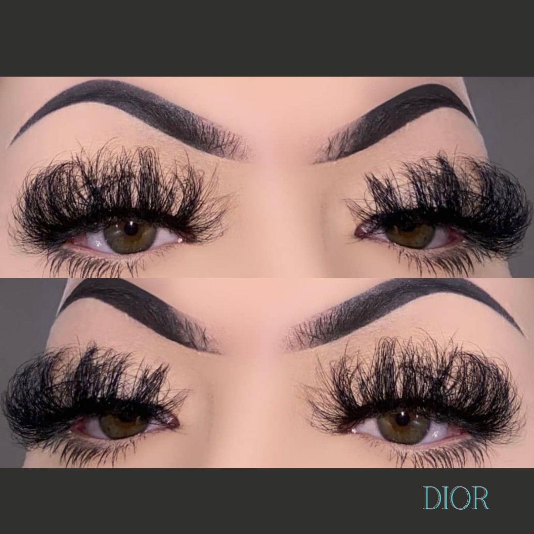 Dior-Russian Volume Faux Mink Strip Lashes 25mm