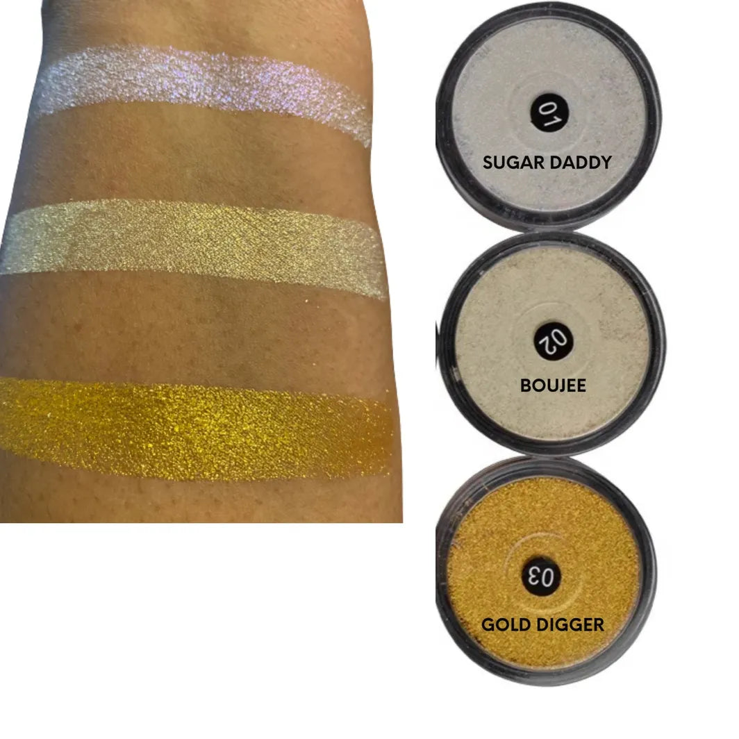 Loose Pigment Highlighter - Klasee Beauty by De'Borah