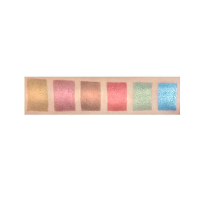 Richly Pigmented 6 Shades shimmer pallete Shimmer matte,frost finishes